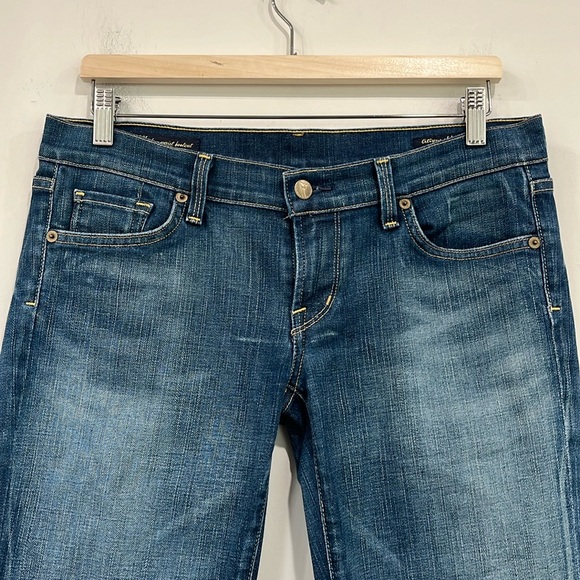 Citizens of Humanity Kelly #001 Low Waist Bootcut Stretch in Mid Blue Wash 30 - Picture 3 of 16